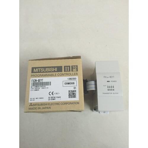 New Original FX2N-8EX 8ER 8EYR 8EYT 16EX 16EYR 16EYT-ES/UL Expansion Module for Mitsubishi FX2N PLC