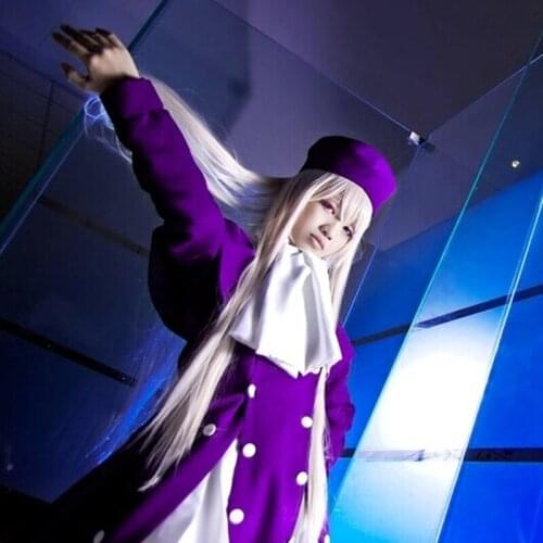 New Fate/stay night Costume Cosplay Anime Illyasviel von Einzbern Dress Hat Set Free Shipping