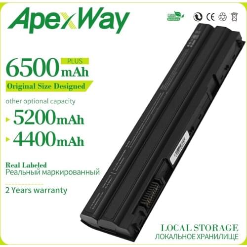 6500mAh New Battery for Dell Latitude E5420 E5430 E6120 E5520 M5Y0X E5530 E6420 E6430 E6520 8858x 3560 T54F3 T54FJ 8P3YX 911MD