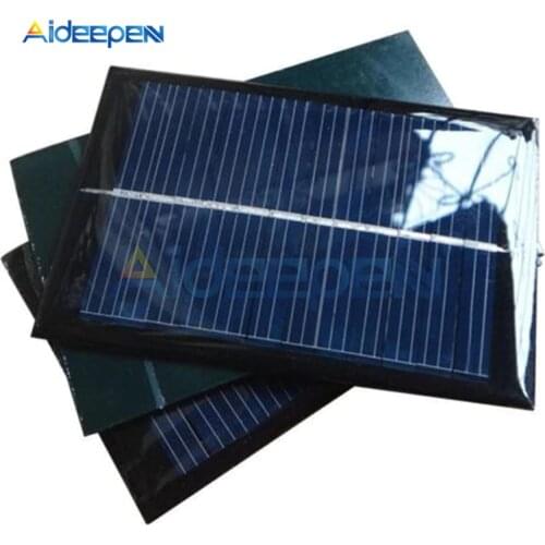 Solar Panel 6V 0.6W Portable Mini DIY Module Panel System For Battery Cell Phone Chargers Portable Solar Cell 0-100ma