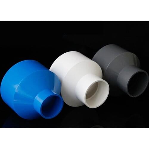 20mm 25mm 32mm 40mm 50mm ID PVC Nipple Reducer Tube Joint Pipe Fitting Adapter Water Connector For Aquarium Fish Tank