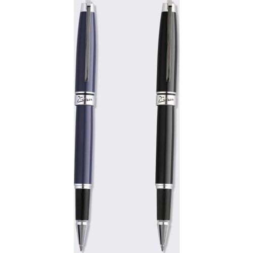 Picasso 912 Creative Daphne Pimio Metal Roller Ball Pen Blue & Black Business Writing Pen With Gift Box
