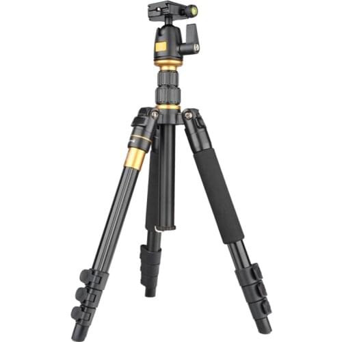 QZSD Q555 SLR camera tripod portable and lightweight travel photography monopod Q-555 head Variable Alpenstock FREE SHIPPING