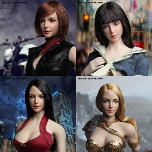 SUPER DUCK SDH011 1/6th Scale Girl Head Sculpt