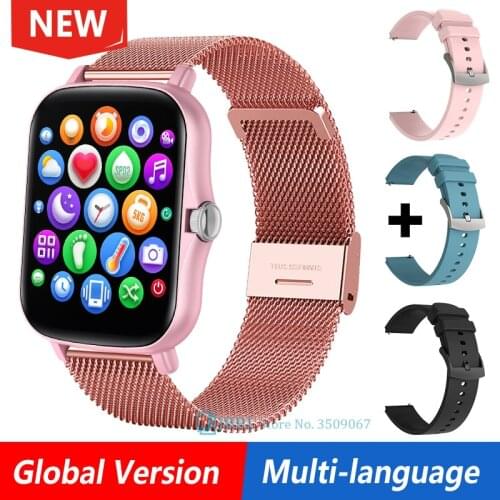 New 2021Smart Watch 1.7 inch Women Men Full touch Smartwatch Fitness Tracker Smart Clock Bluetooth Smart-watch For Android IOS