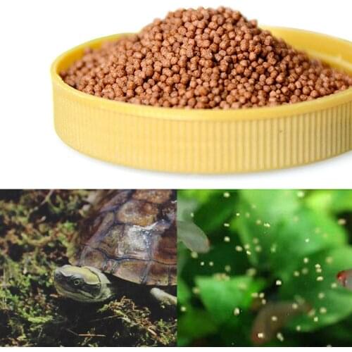 20g High Protein Spirulina Wheat Soybean Aquarium Tortoise Turtle Food Improve Immunity Healthy Feed Home Fish Tank Supply