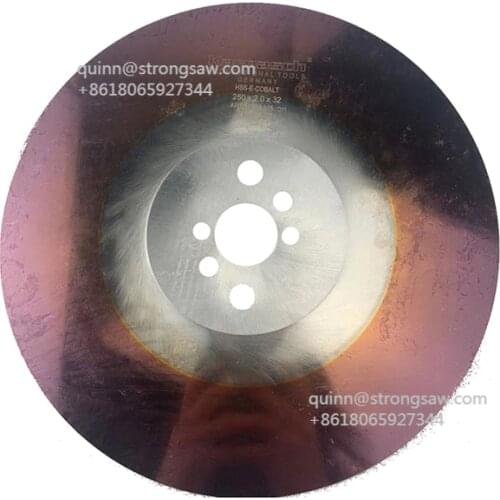Customize super hard circular saw blade for metal pipe cutting machine high speed saw blades hss saw blade