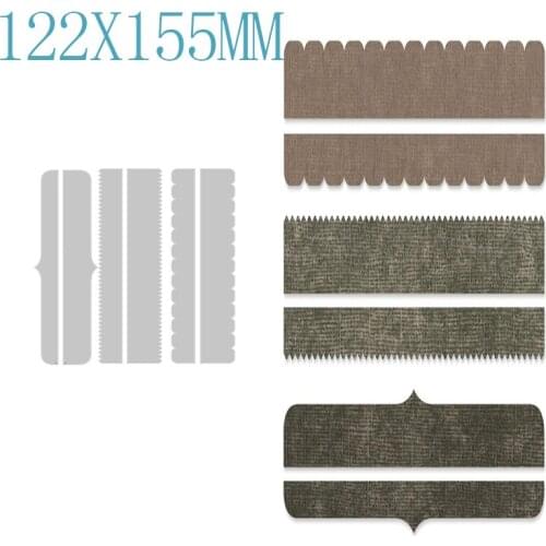 Christmas Strip Metal Cutting Dies DIY Scrapbooking Decoration Embossed Paper Card Craft Handmade Knife Mold New Arrival