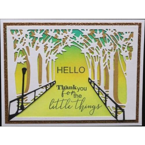 Street Metal Cutting Dies Stencil Scrapbooking Album Stamp Paper Card Embossing Crafts Decor for cutting dies