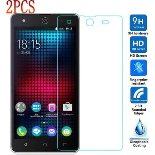 2PCS Full Glue Tempered Glass For BQ BQS-5050 Strike Selfie Protective Film 9H Screen Protector For BQ BQS-5050 BQS 5050