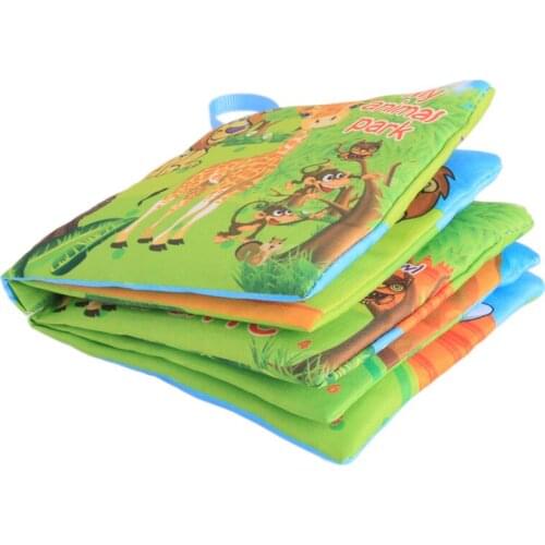 10pages Baby Toys Early Development Cloth Books Colorful Unfolding Quiet Book Learning Educational Toys
