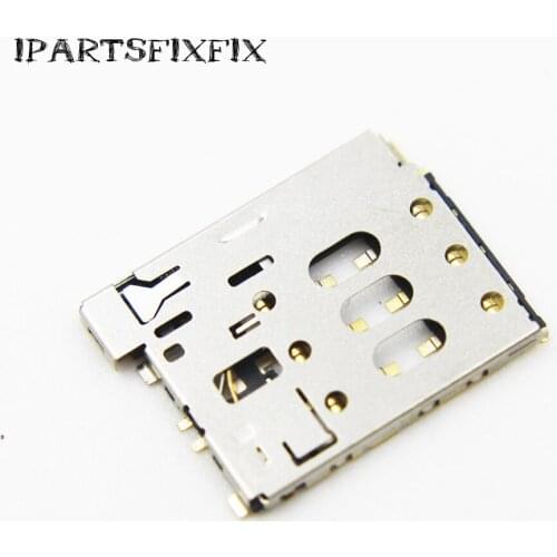 2pcs/lot For HTC Desire 610 610T 610N D610 D816T 816 816W sim card socket reader holder tray slot module replacement