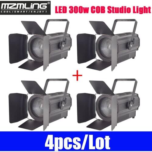 4pcs/Lot LED 300w COB White/Warm White Studio Light DMX512 Par Light Stage Light DJ /Bar /Party /Show Led Stage Machine