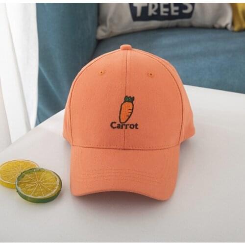 The fruit embroidery Baseball Cap Adjustable Snapback Hats for children boys and girls 69