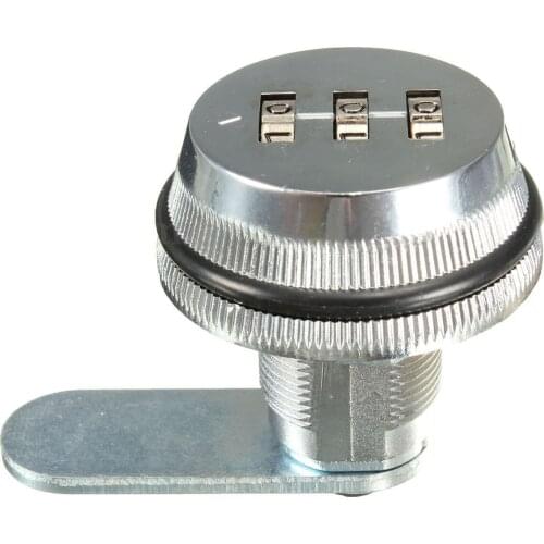 BMBY-Alloy Code Combination Cam lock Keyless Post Mail Box Cabinet RV 3 Dial