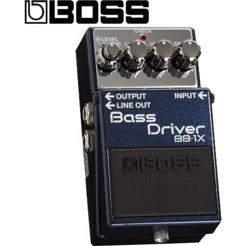 Boss BB-1X Bass Driver X-Series Compact Bass Overdrive Effect Pedal