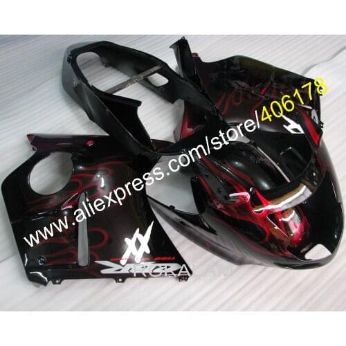 For Honda CBR1100XX Blackbird 96 97 98 99 01 02 03 04 05 06 07 Red & Black Motorcycle Fairing Kits (Injection Molding)