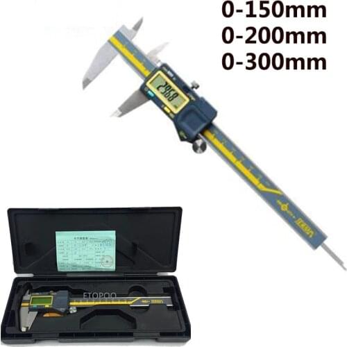 0-150mm 6inch 200mm 300mm 0.005mm TERMA ABS Origin Digital Caliper IP54 water proof electronic vernier caliper micrometer gauge