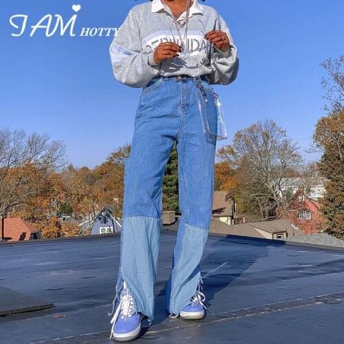 Iamhotty Women's Straight Jeans