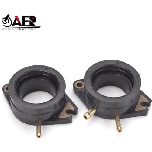 JAER 2PCS Carburetor Carb Intake Manifold Interface Adapters For Yamaha XV700 XV750 XV920 XV1100 Virago 700 750 920 1100