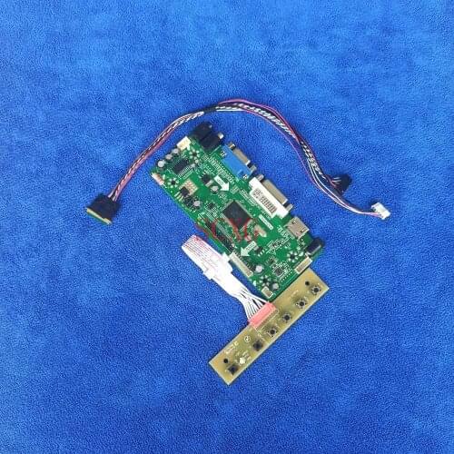 Kit 60Hz WLED LCD display controller board Fit LTN140KT01/N140FGE/N140O6 1600*900 HDMI-compatible DVI VGA LVDS 40 Pin M.NT68676