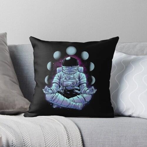 Meditation Throw Pillow Cushion Cover Polyester throw pillows case on sofa home living room car seat decor 45x45cm