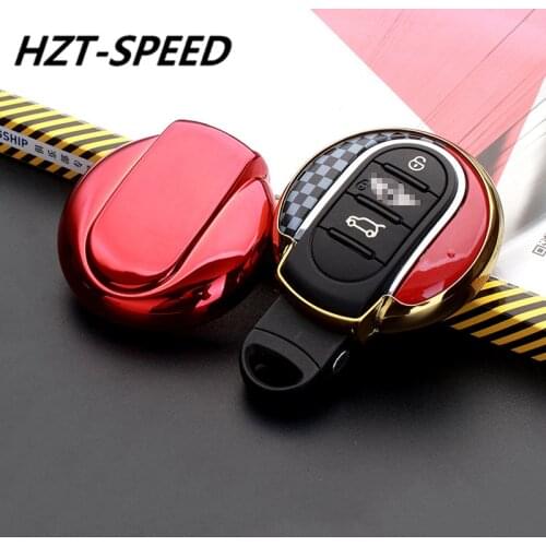 Soft TPU Car Key Case Auto Key Protection Cover For BMW Mini Cooper F55 F56 F54 R56 R57 R58 R59 R60 R61 Car Holder Shell