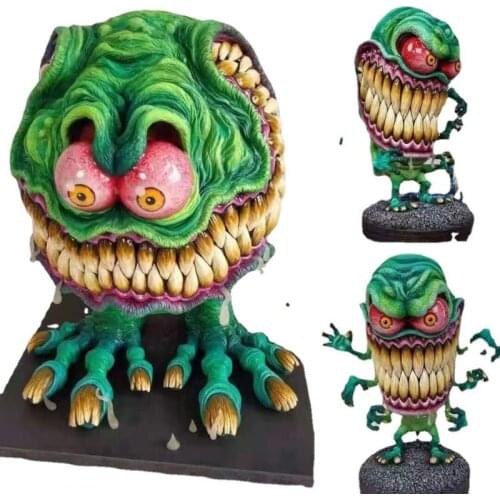 New Resin Crafts Multi-Leg Variation Head Halloween Office Garden Home Decoration Funny Statues Sculptures Ornaments Cartoon