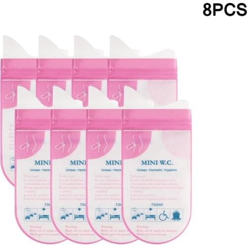 700 Ml Disposable Outdoor Portable Mini Wc Unisex Car Auto Travel Emergency Urine Bag Travel Urinals Kit Pee Bag