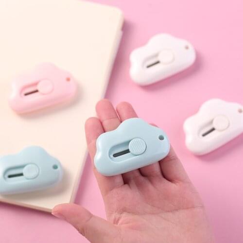 Mini Cute Cloud Utility Knife Cutter Cutting Letter Envelope Opener Mail Knife School Office Supplies