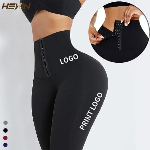 Wholesale Customization High Waist Slimming Pants Waist Trainer Mid-Thigh Shorts Thigh Slimmer Shapewear Tummy Control Leggings