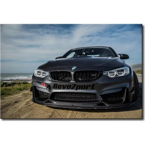 Printed Wall Art Super Sport Car Black B M W M4 Vehicle Poster Canvas Painting for Room Decor
