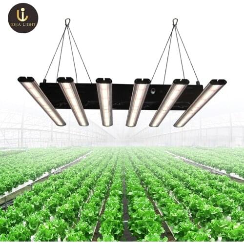 Customized Full Spectrum High PPFD 4/6/8 Bars Dimmable Waterproof Led Grow Light with 0-10v Dimming 2-year Warranty
