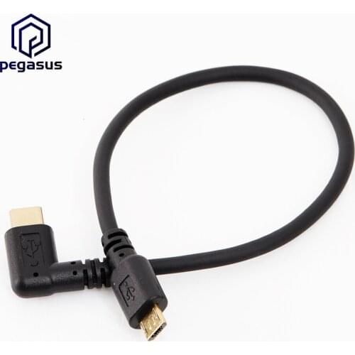 Gold Plated USB 3.1 Type C Male to micro USB 2.0 micro Male Data Sync Power Supply Cable Cord 0.25m