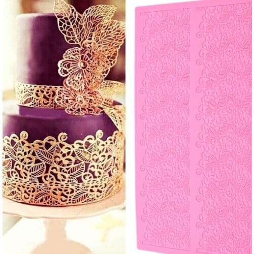 Leaves Silicone Mold Lace Mat Fondant Mould Cake Decorating Tool Chocolate, Gumpastes Mold, Sugarcraft Kitchen Accessories