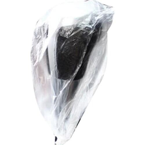 100Pcs Universally Car Disposable Plastic Shifting Lever Cover Waterproof Handbrake or Gear Protection Cover