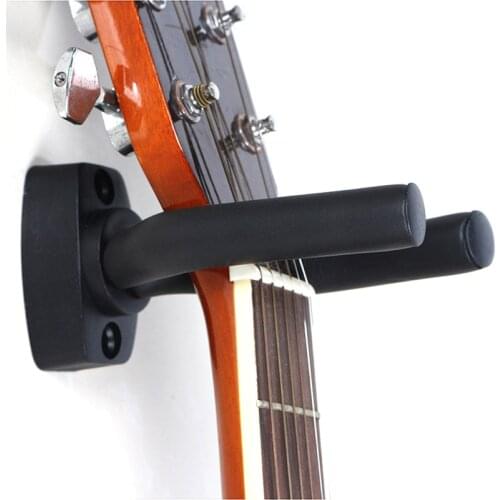 1 Piece Guitar Bass Mandolin Banjo Ukulele Stand Wall Mount Hanger Holder Guitar Hanger Electric Guitar Neck Holder Accessories