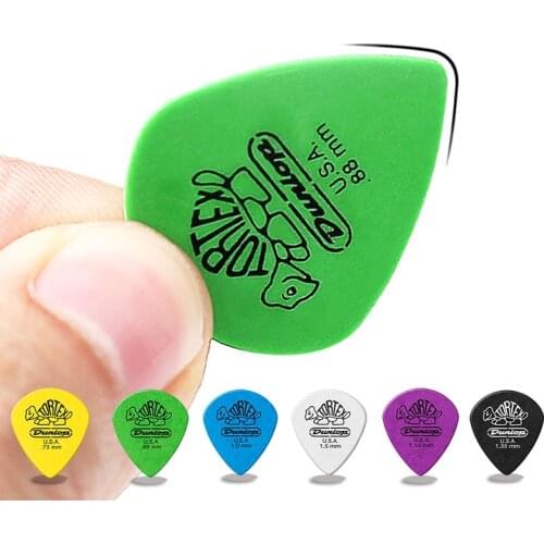 1 pc Dunlop Guitar Picks Tortex Jazz III XL Guitar Pick Plectrum Mediator Guitar Parts Accessory Colorful Guitar Picks