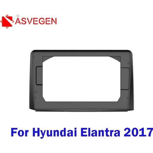 10.1 Inch Car Fascia For Hyundai Elantra 2017 Fascias Audio Fitting Adaptor Panel Frame Kits Car DVD Frame Dashboard