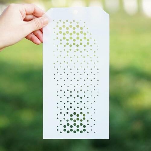 12*24 cm Splatter Polka Dot Stencil for Scrapbooking Painting album Paper Card Making Craft Decorative Embossing Template