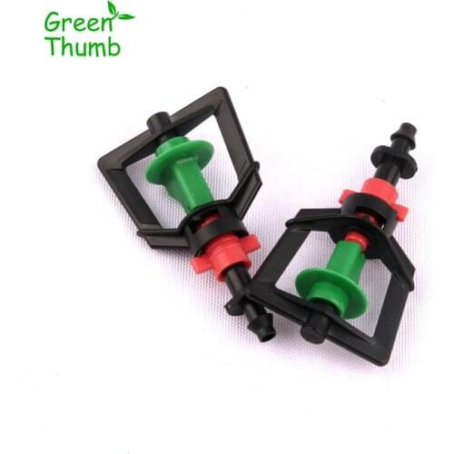 14sets 360 Degree Rotating Mist Sprinkler with 4/7mm Connector Atomization Kits Cooling Humidify Atomization Sprayer Nozzles