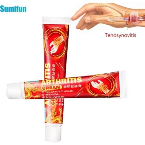 Sumifun 2pcs Fingers Elbow Pain Relief Cream for Tendonitis Arthritis Bursitis Therapy Tenosynovitis Arthritis Cream Pain Thumb
