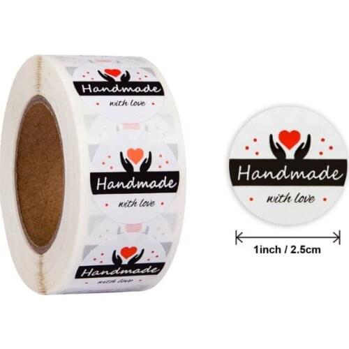 5000pcs/lot Thank You Sticker seal labels Round White Background for package personalized stationery sticker 4 selection