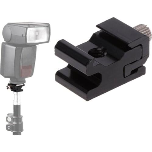 Flash Mount Adapter Hot Shoe Flash Bracket Stand Mount Adapter Trigger Holder Camera Accessories New Alloy