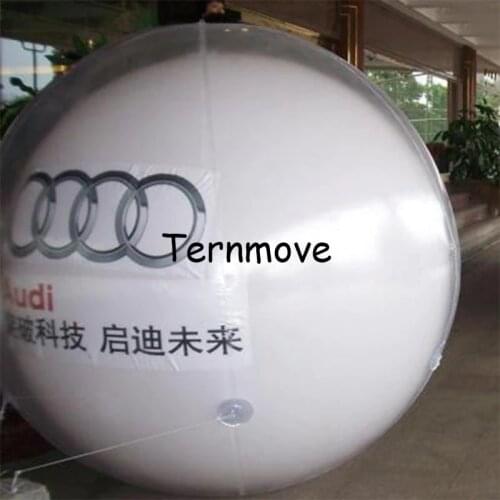 Large PVC ground double layer balloon Logo customized Promotional Helium ballon Ground ball Party decorations Advertising