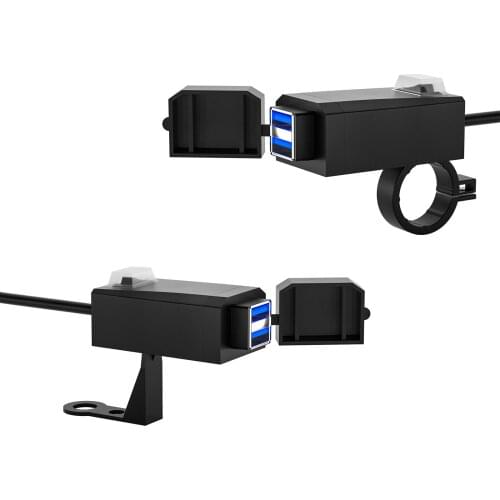 QC3.0 USB Motorcycle Fast Charger 3.0 12V Power Supply Adapter Universal Charge Waterproof Dual USB Quick Change for Phone