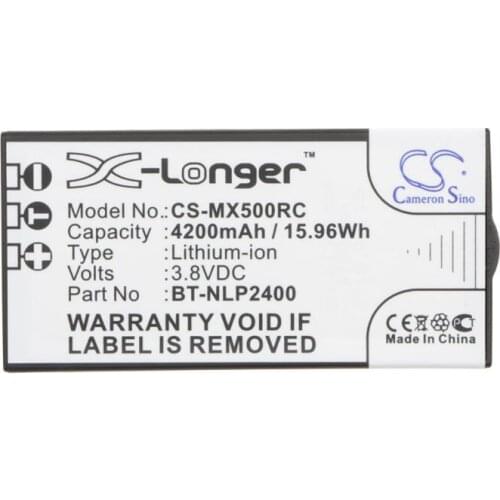 Cameron Sino 4200mAh battery for UNIVERSAL MX-5000 BT-NLP2400 NC1110 Remote Control Battery