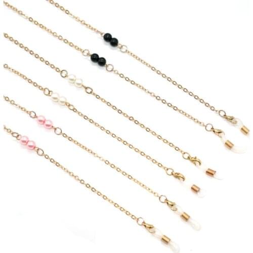 2021 New Fashion Glasses Chain Adjustable Eyeglass Cord Mask Lanyard Anti Slip Eyewear Accessory For Women Men