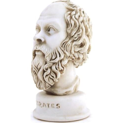 Polyester Famous Philosopher Socrates Figure Decorative Trinket