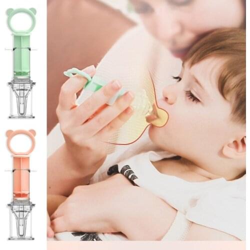 Baby kids smart medicine dispenser Needle Feeder Squeeze Medicine Dropper Dispenser Pacifier Feeding Utensils baby accessories